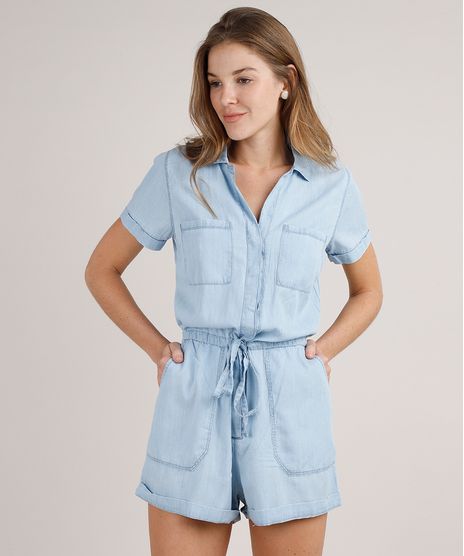 Macaquinho-Jeans-Feminino-com-Botao-Manga-Curta-Azul-Claro-9766726-Azul_Claro_1
