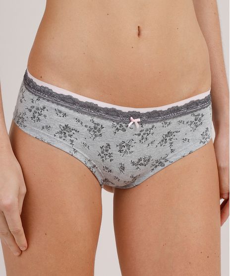 Calcinha-Calecon-Estampada-Floral-com-Renda-Cinza-9735552-Cinza_1