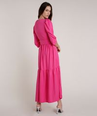 Vestido-Feminino-Mindset-Longo-com-Cinto-Manga-3-4-Pink-9876762-Pink_2