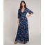 Vestido-Feminino-Mindset-Longo-Estampado-Floral-em-Tule-Manga-3-4-Preto-9861981-Preto_1