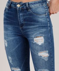 Calca-Jeans-Feminina-Sawary-Cigarrete-Push-up-Destroyed-Cintura-Alta-Azul-Escuro-9855749-Azul_Escuro_4