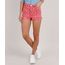 Short-de-Sarja-Feminino-Hot-Pant-Estampado-Floral-Barra-Dobrada-Coral-9833805-Coral_1