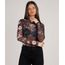 Blusa-Feminina-Estampada-Floral-em-Tule-Manga-Longa-Decote-Redondo-Preta-9824829-Preto_1