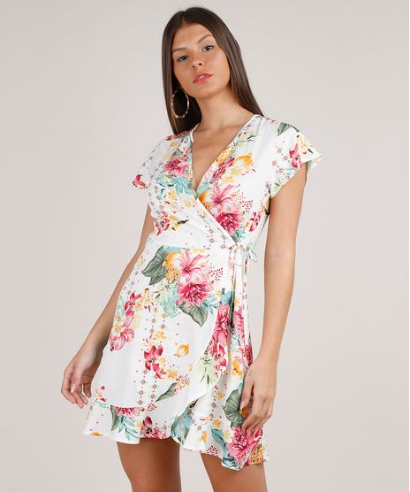 Vestido-Feminino-Estampado-Floral-Transpassado-Manga-Curta-Decote-V-Branco-9807893-Branco_1