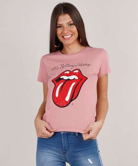 Blusa-Feminina-de-Banda-The-Rolling-Stones-Manga-Curta-Decote-Redondo-Rose-Escuro-9779159-Rose_Escuro_1 Blusa-Feminina-de-Banda-The-Rolling-Stones-Manga-Curta-Decote-Redondo-Rose-Escuro-9779159-Rose_Escuro_1