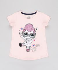 Blusa-Infantil-LOL-Suprise-com-Brilho-Manga-Curta-Rosa-Claro-9812245-Rosa_Claro_1