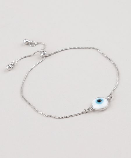 Pulseira-Feminino-Folheada-Olho-Grego-Prateado-9775302-Prateado_1