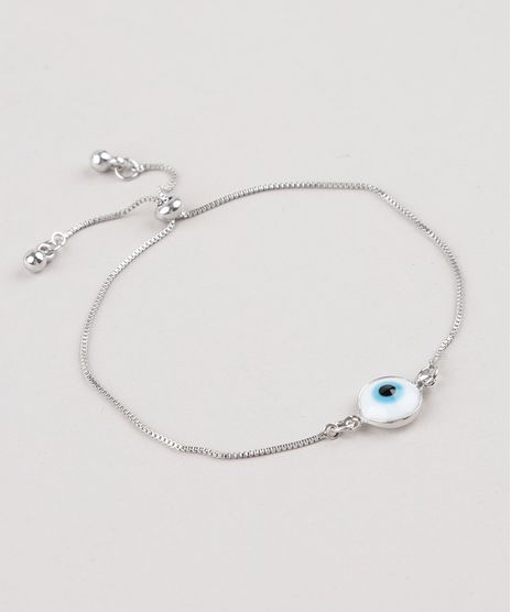 Pulseira-Feminino-Folheada-Olho-Grego-Prateado-9775302-Prateado_1