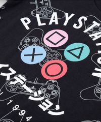 Camiseta-Infantil-PlayStation-Estampada-Manga-Curta-Preta-9779589-Preto_3