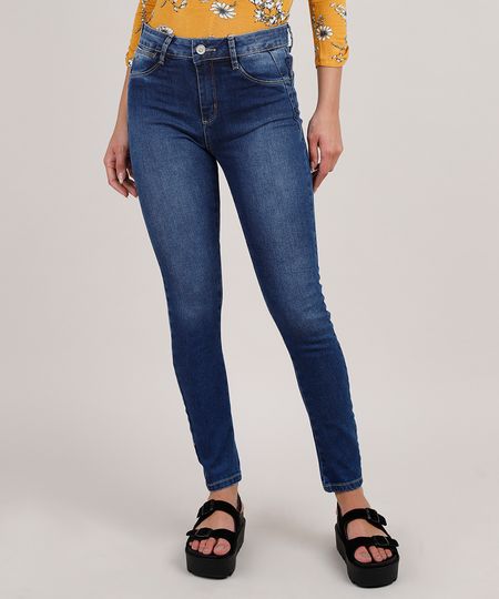 Calca-Jeans-Feminina-Sawary-Cigarrete-Push-up-Cintura-Alta-Azul-Escuro-9855744-Azul_Escuro_1