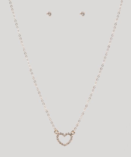 Kit-de-Brinco---Colar-Femininos-Folheados-com-Coracao-e-Strass-Dourado-9775327-Dourado_1 Kit-de-Brinco---Colar-Femininos-Folheados-com-Coracao-e-Strass-Dourado-9775327-Dourado_1
