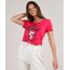 Blusa-Feminina--Rock-My-Soul--Manga-Curta-Decote-Redondo-Rosa-Escuro-9759749-Rosa_Escuro_1
