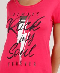 Blusa-Feminina--Rock-My-Soul--Manga-Curta-Decote-Redondo-Rosa-Escuro-9759749-Rosa_Escuro_4