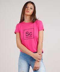 Blusa-Feminina-Tabela-Periodica--Sarcasm--Manga-Curta-Decote-Redondo-Pink-9777870-Pink_1
