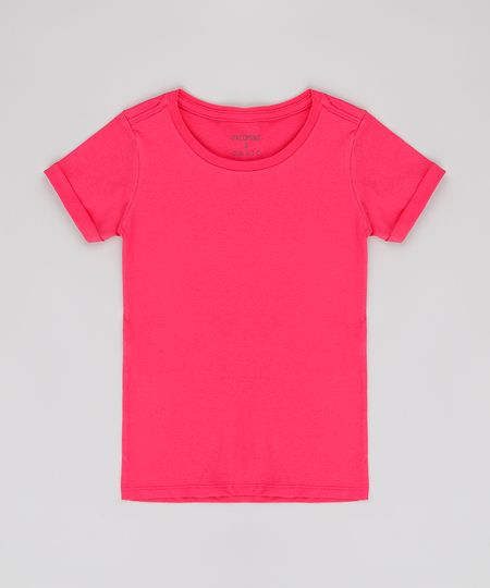 Blusa-Infantil-Basica-Manga-Curta-Decote-Redondo-Pink-9782938-Pink_1
