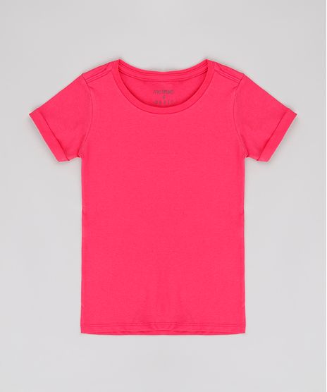 Blusa-Infantil-Basica-Manga-Curta-Decote-Redondo-Pink-9782938-Pink_1