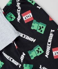 Pijama-Infantil-Minecraft-Manga-Curta-Cinza-Mescla-9751950-Cinza_Mescla_4