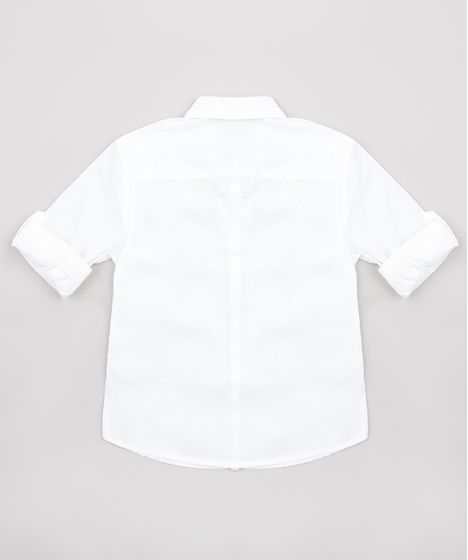 camisa da holanda off white