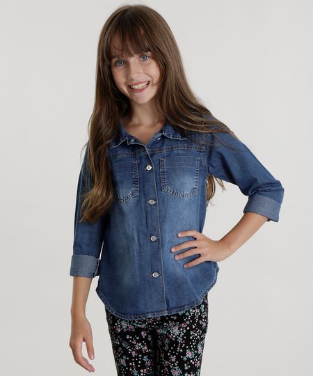Camisa-Jeans-Azul-Escuro-8561501-Azul_Escuro_1 Camisa-Jeans-Azul-Escuro-8561501-Azul_Escuro_1
