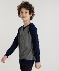 Sueter-em-Trico-de-Algodao---Sustentavel-Cinza-Mescla-8470100-Cinza_Mescla_1