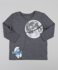 Camiseta-Os-Smurfs-Cinza-Mescla-8577845-Cinza_Mescla_1