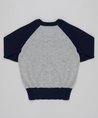 Sueter-em-Trico-de-Algodao---Sustentavel-Cinza-Mescla-Claro-8466715-Cinza_Mescla_Claro_2
