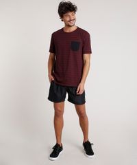 Camiseta-Masculina-Basica-Listrada-com-Bolso-Manga-Curta-Gola-Careca-Vinho-9555301-Vinho_3