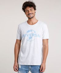 Camiseta-Masculina-Universal-Manga-Curta-Gola-Careca-Cinza-Mescla-Claro-9800815-Cinza_Mescla_Claro_1
