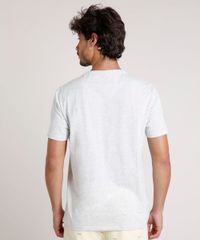 Camiseta-Masculina--Botanical--Manga-Curta-Gola-Careca-Cinza-Mescla-Claro-9786141-Cinza_Mescla_Claro_2