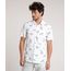 Camisa-Masculina-Tradicional-Estampada-de-Passaros-com-Bolso-Manga-Curta-Off-White-9660417-Off_White_1