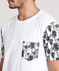Camiseta-Masculina-com-Bolso-Estampado-de-Coqueiros-Manga-Curta-Gola-Careca-Off-White-9839302-Off_White_4