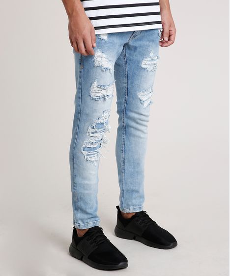 calça jeans masculina sarja