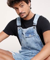 Macacao-Curto-Jeans-Masculino-Destroyed-Azul-Claro-9769370-Azul_Claro_4