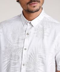 Camisa-Masculina-Tradicional-Estampada-de-Folhagem-Manga-Curta-Off-White-9768646-Off_White_4