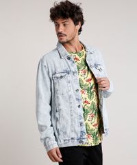 Jaqueta-Jeans-Masculina-Trucker-com-Bolsos-Azul-Claro-9814879-Azul_Claro_1 Jaqueta-Jeans-Masculina-Trucker-com-Bolsos-Azul-Claro-9814879-Azul_Claro_1