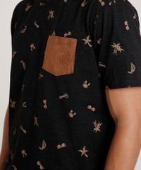Camiseta-Masculina-Estampada-Tropical-com-Bolso-em-Suede-Manga-Curta-Gola-Careca-Preta-9738315-Preto_4