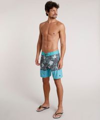 Bermuda-Surf-Masculina-Estampada-Floral-com-Bolsos-Verde-Agua-9734057-Verde_Agua_3