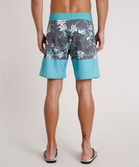Bermuda-Surf-Masculina-Estampada-Floral-com-Bolsos-Verde-Agua-9734057-Verde_Agua_4