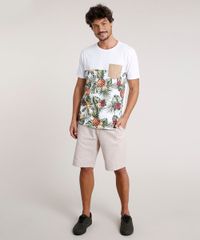 Camiseta-Masculina-com-Estampa-de-Abacaxi-e-Bolso-em-Suede-Manga-Curta-Gola-Careca-Off-White-9755143-Off_White_3