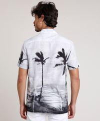 Camisa-Masculina-Tradicional-Estampada-de-Coqueiros-Manga-Curta-Off-White-9729733-Off_White_2
