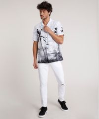 Camisa-Masculina-Tradicional-Estampada-de-Coqueiros-Manga-Curta-Off-White-9729733-Off_White_3
