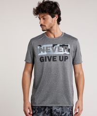 Camiseta-Masculina-Esportiva-Ace--Never-Give-Up--Manga-Curta-Gola-Careca-Cinza-Mescla-Escuro-9723563-Cinza_Mescla_Escuro_1