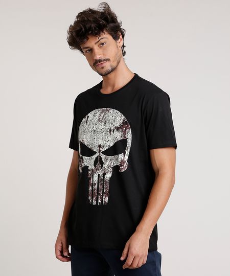 Camiseta-Masculina-O-Justiceiro-Manga-Curta-Gola-Careca-Preta-9727004-Preto_1