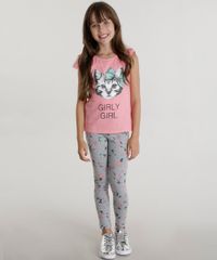 Conjunto-de-Blusa-Rosa---Calca-Legging-Estampada-Cinza-Mescla-8579518-Cinza_Mescla_1