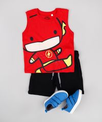 Regata-Infantil-The-Flash-Vermelha-9848349-Vermelho_3