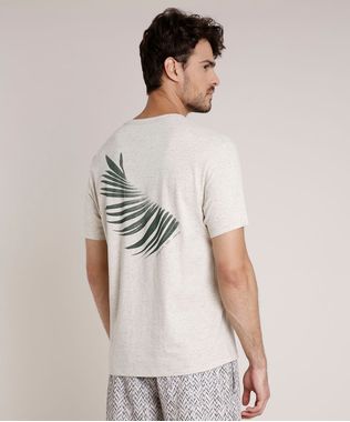 Camiseta-Masculino-Agua-de-Coco-com-Bolso-Folhagem-Manga-Curta-Gola-Careca-Bege-Claro-9735389-Bege_Claro_1