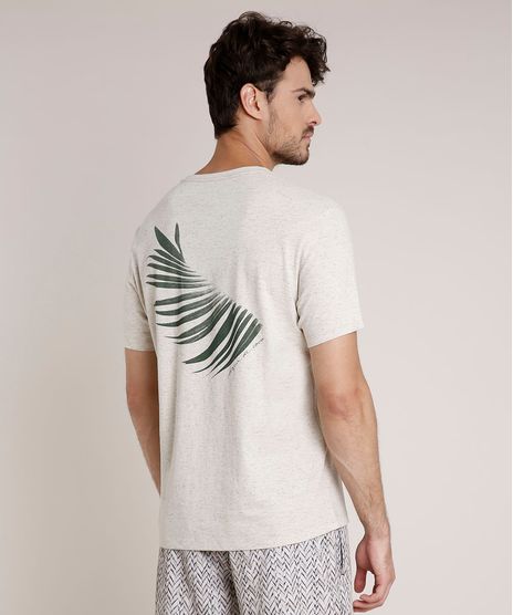Camiseta-Masculino-Agua-de-Coco-com-Bolso-Folhagem-Manga-Curta-Gola-Careca-Bege-Claro-9735389-Bege_Claro_1
