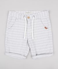 Bermuda-Infantil-Texturizada-Estampada-Listrada--Kaki-9761833-Kaki_1