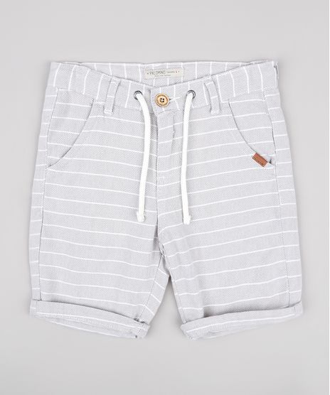 Bermuda-Infantil-Texturizada-Estampada-Listrada--Kaki-9761833-Kaki_1