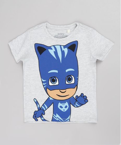 Camiseta-Infantil-Menino-Gato-PJ-Masks-Manga-Curta-Cinza-Mescla-Claro-9848350-Cinza_Mescla_Claro_1